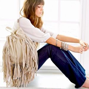 Forever 21 fringe backpack